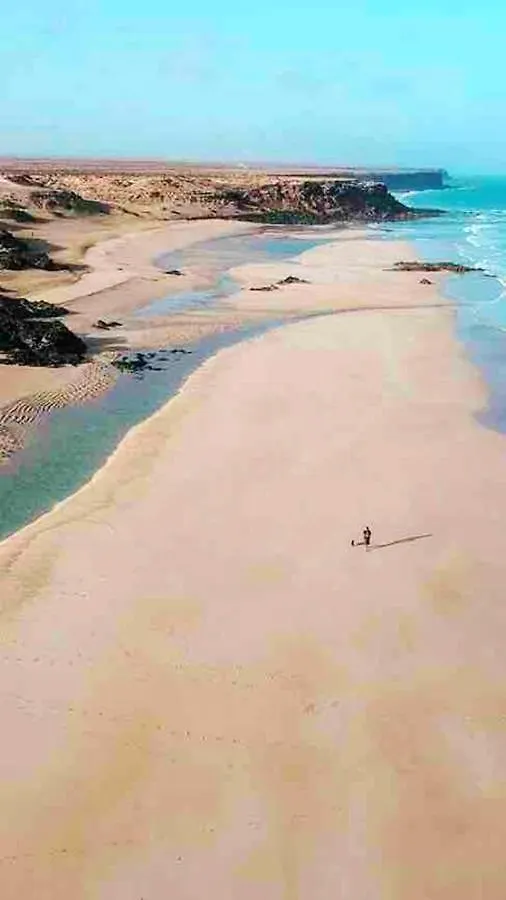 Charming Villa With Sea View In El Roque, Private Pool Cotillo