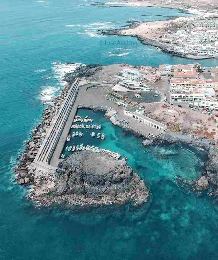 Charming Villa With Sea View In El Roque, Private Pool Cotillo