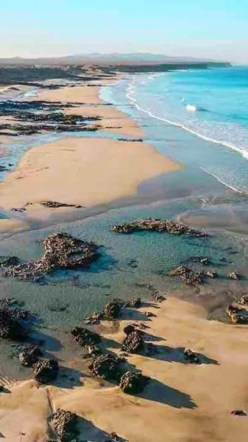 Charming Villa With Sea View In El Roque, Private Pool Cotillo
